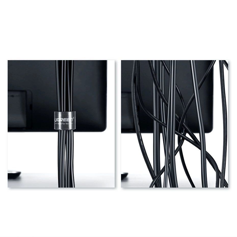 Ugreen Velcro Velcro cable organizer 5m black (40356)eng