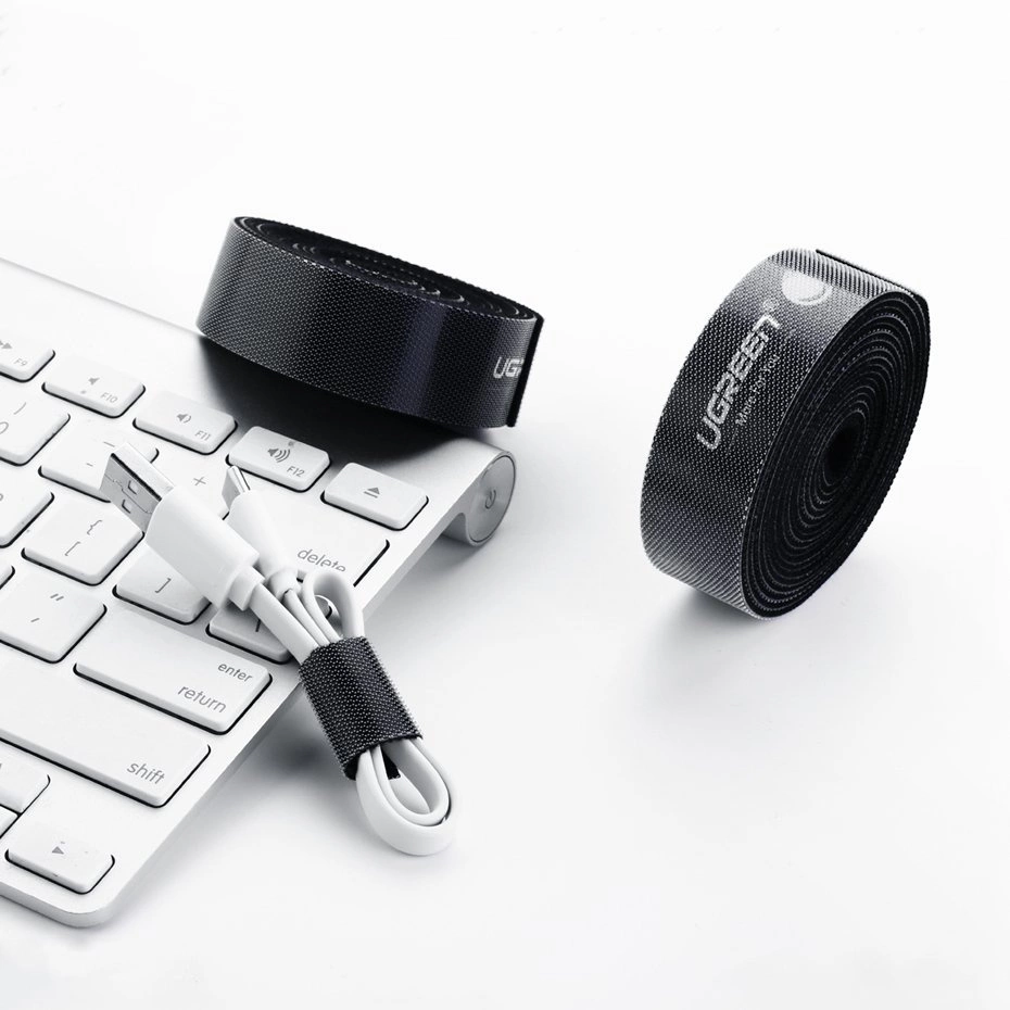 Ugreen Velcro Velcro cable organizer 5m black (40356)eng