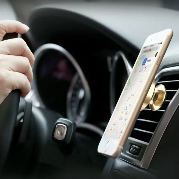 Baseus Small Ears Series magnetic car air vent holder black (SUER-A01)eng