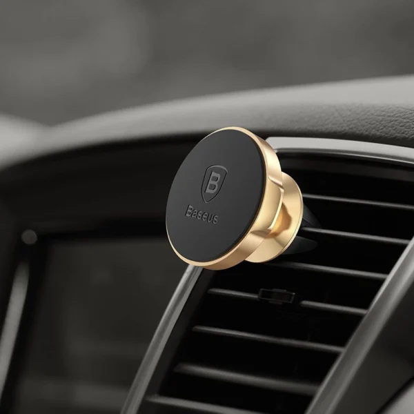 Baseus Small Ears Series magnetic car air vent holder black (SUER-A01)eng