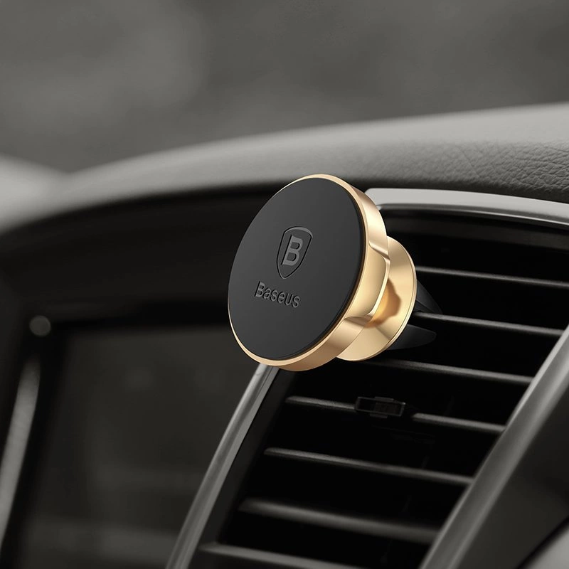 Baseus Small Ears Series magnetic car air vent holder black (SUER-A01)eng
