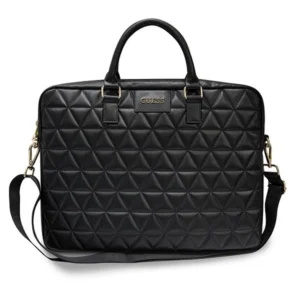 Guess Quilted bag for a 16" laptop - blackeng