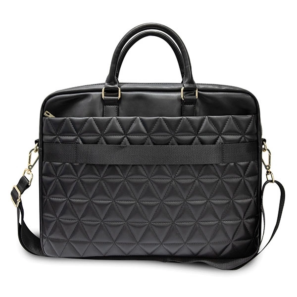 Guess Quilted bag for a 16" laptop - blackeng