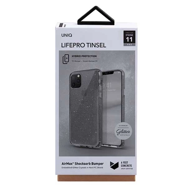 Uniq LifePro Tinsel case for iPhone 11 Pro - blackeng