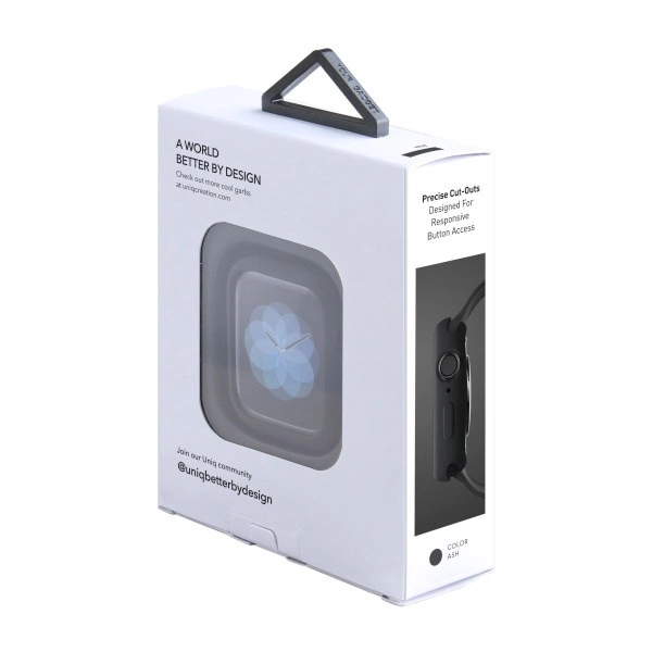 Uniq case for Lino Apple Watch Series 4/5/6/SE 40mm. black/ash blackeng