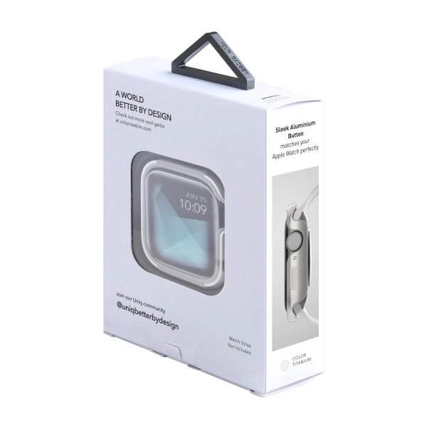 Uniq Valencia case for Apple Watch 4 / 5 / 6 / SE 40mm - silvereng