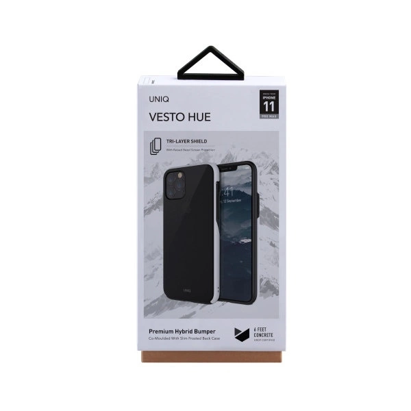 Uniq Vesto Hue case for iPhone 11 Pro Max - black and whiteeng