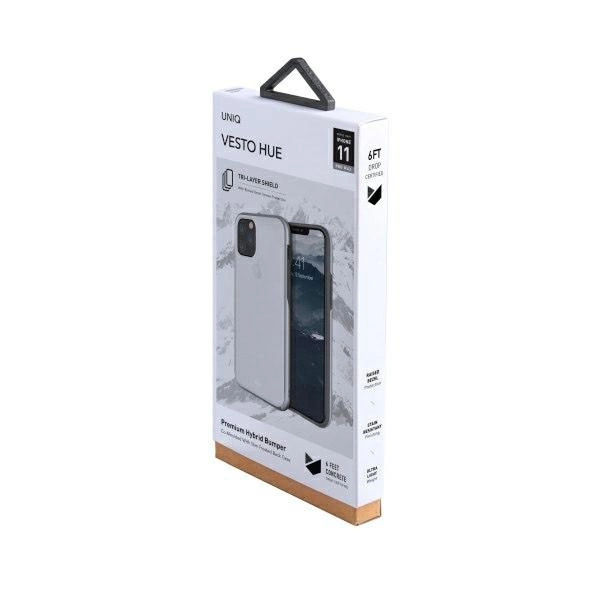 Uniq Vesto Hue case for iPhone 11 Pro Max - transparent and silvereng