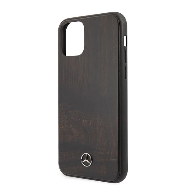 Mercedes Wood Line Rosewood case for iPhone 11 Pro - browneng