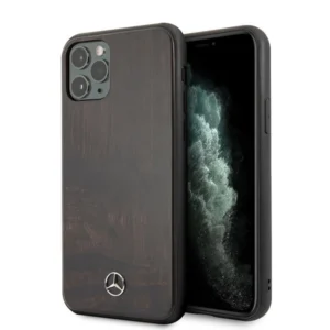 Mercedes Wood Line Rosewood case for iPhone 11 Pro Max - browneng
