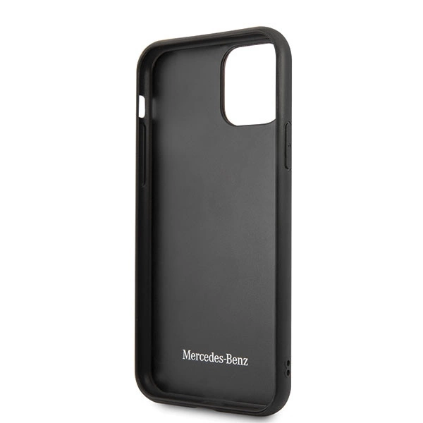Mercedes MEHCN65VWOLB iPhone 11 Pro Max hard case brązowy/brown Wood Line Walnuteng