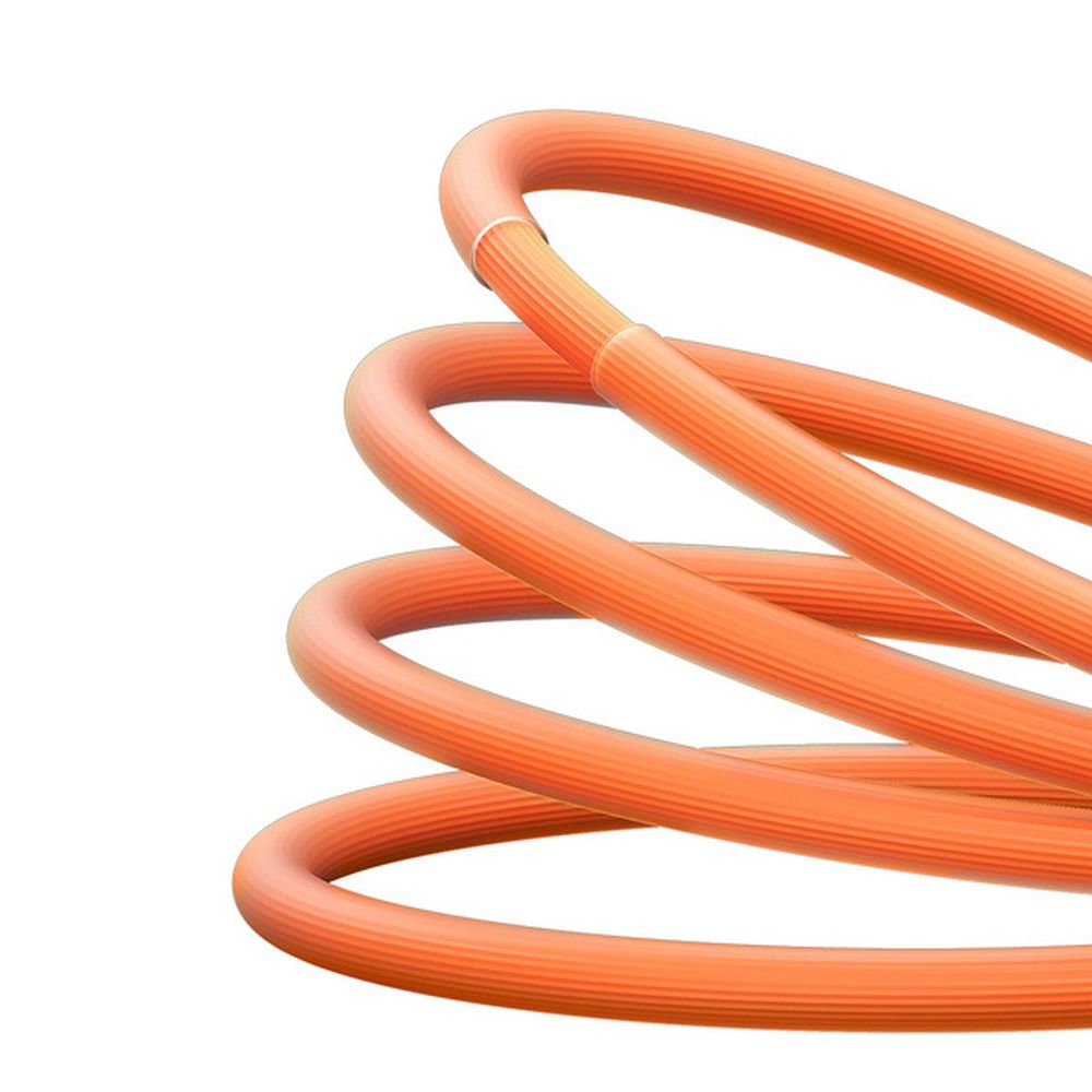 BASEUS cable USB A to Lightning 2,4A Coolplay CAKW000507 2 m orange
