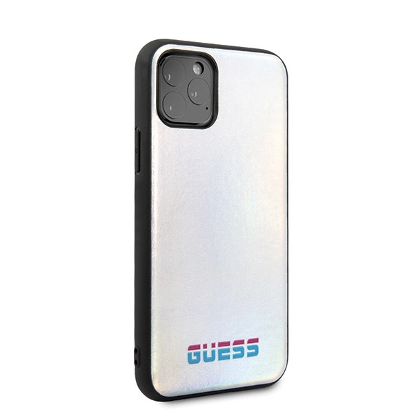 Guess GUHCN58BLD iPhone 11 Pro silver/silver hard case Iridescenteng