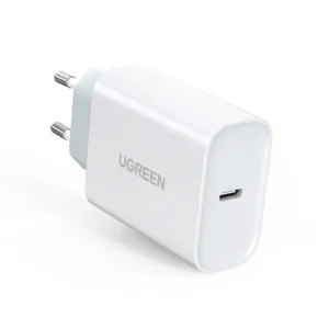 Ugreen Fast USB Charger Type C Power Delivery 30 W Quick Charge 4.0 white (70161)eng