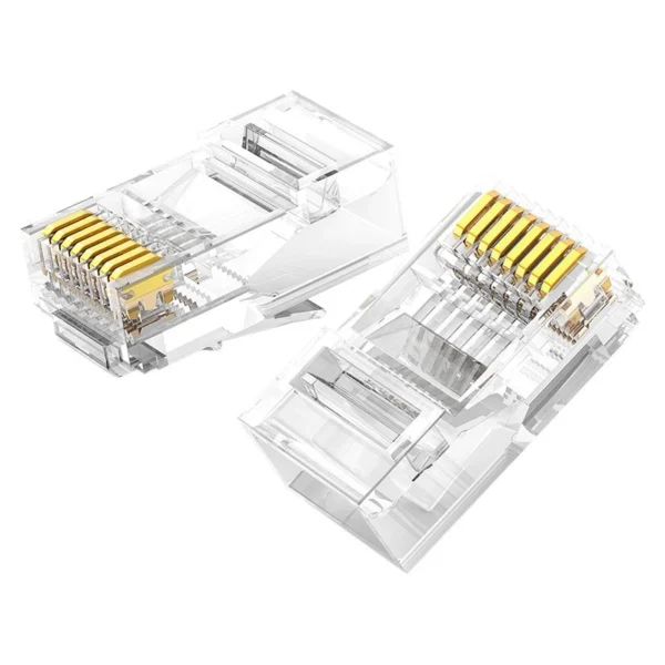 Ugreen 10x plug plug coupler end RJ45 8P8C Cat 6 transparent (50961)eng