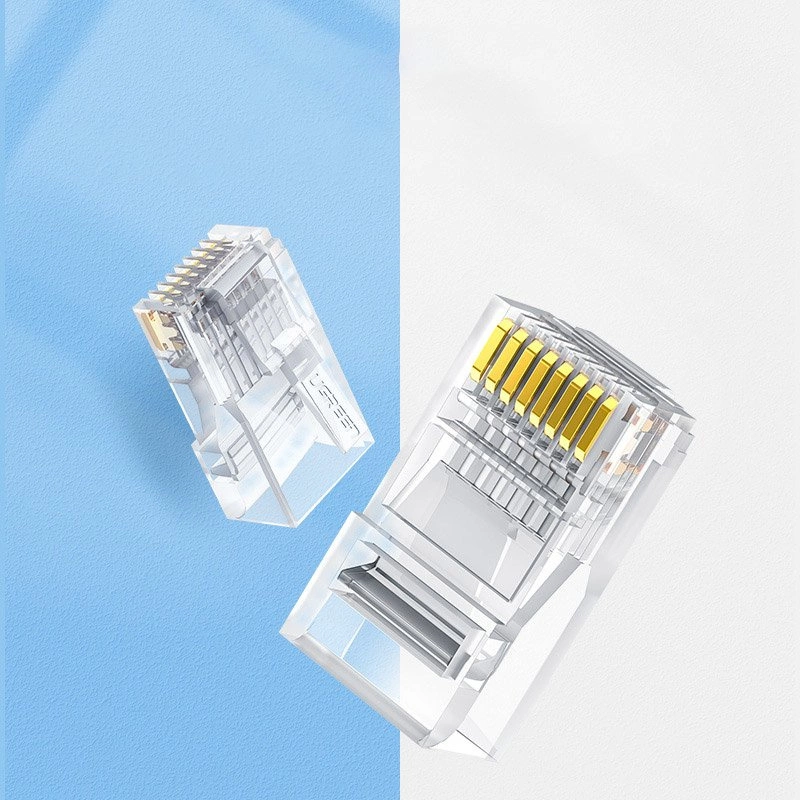 Ugreen 10x plug plug coupler end RJ45 8P8C Cat 6 transparent (50961)eng