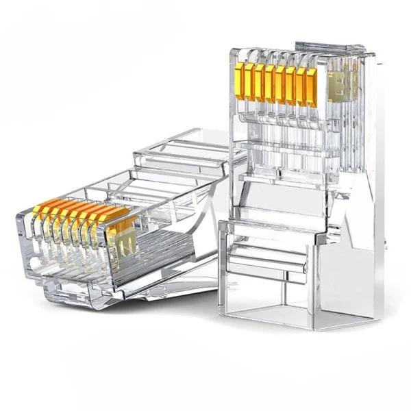 Ugreen 10x plug plug coupler end RJ45 8P8C Cat 6 transparent (50961)eng