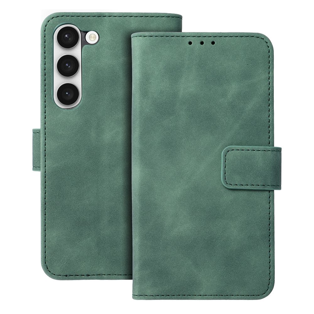 58db3cdee55733b4b9cd7857c739f43c TENDER Book Case for SAMSUNG S23 green