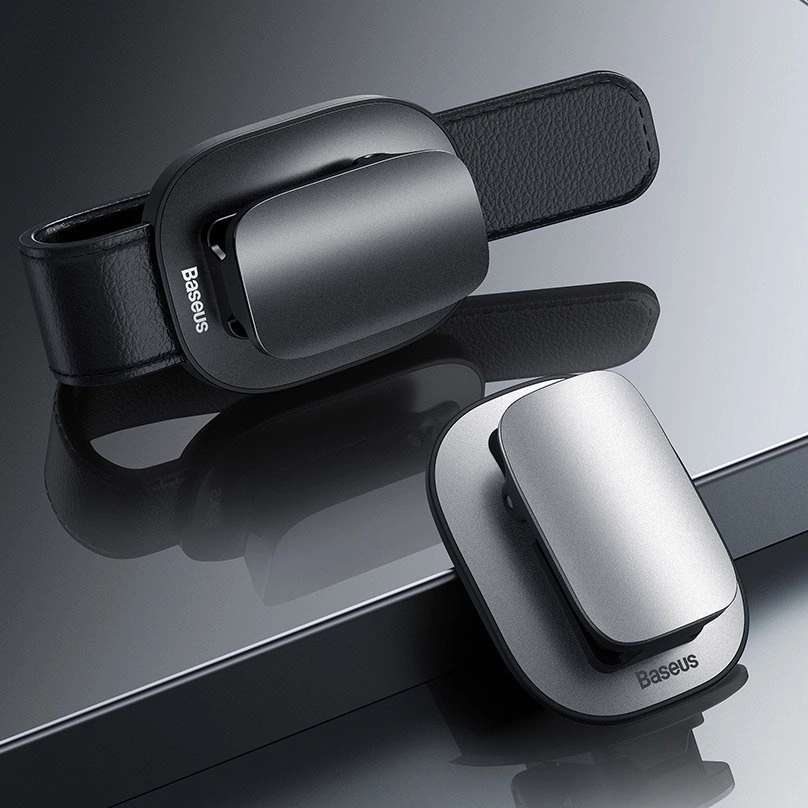 Baseus Car Holder Glasses Clip Silver (ACYJN-B0S)eng