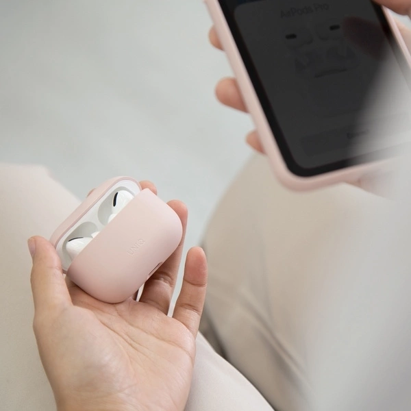 Uniq Lino Silicone case for AirPods Pro - blackeng