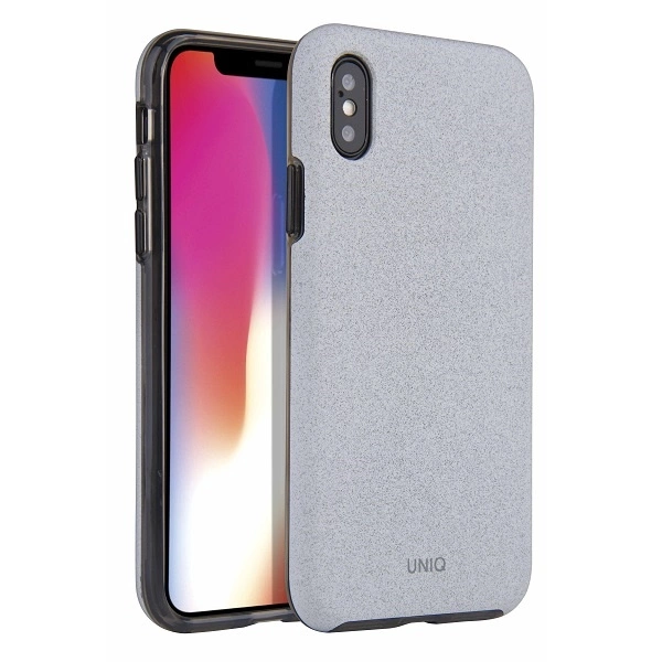 Uniq Lithos case for iPhone Xs Max - light grayeng