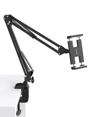 Ugreen Folding Arm Desk Table Tripod Holder for Phone Tablet Black/Grey (50394)eng