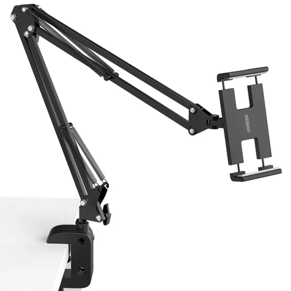 Ugreen Folding Arm Desk Table Tripod Holder for Phone Tablet Black/Grey (50394)eng