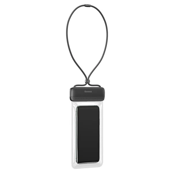Baseus universal waterproof cover phone case (max 7.2'') for swimming pool IPX8 black (ACFSD-DG1)eng