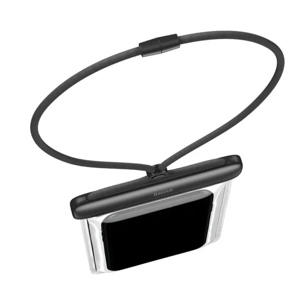 Baseus universal waterproof cover phone case (max 7.2'') for swimming pool IPX8 black (ACFSD-DG1)eng