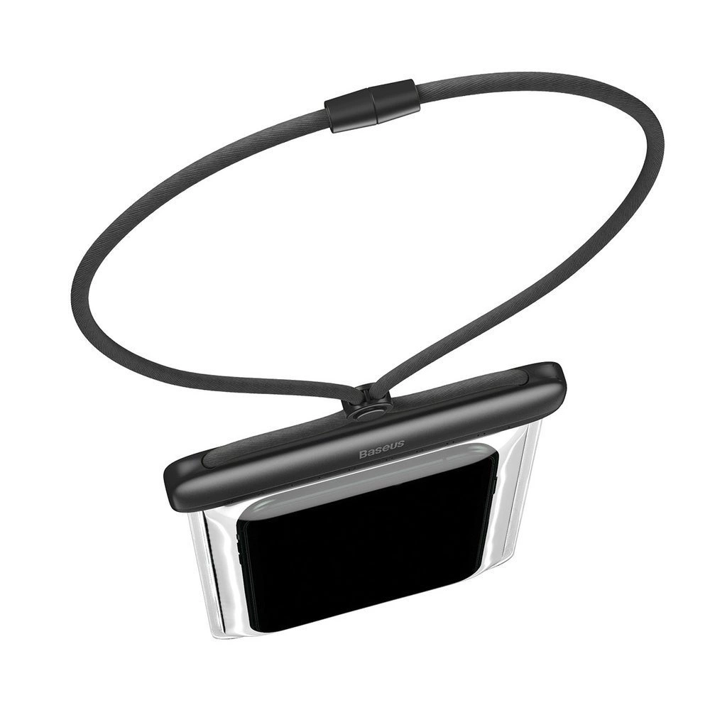 Baseus universal waterproof cover phone case (max 7.2'') for swimming pool IPX8 black (ACFSD-DG1)eng
