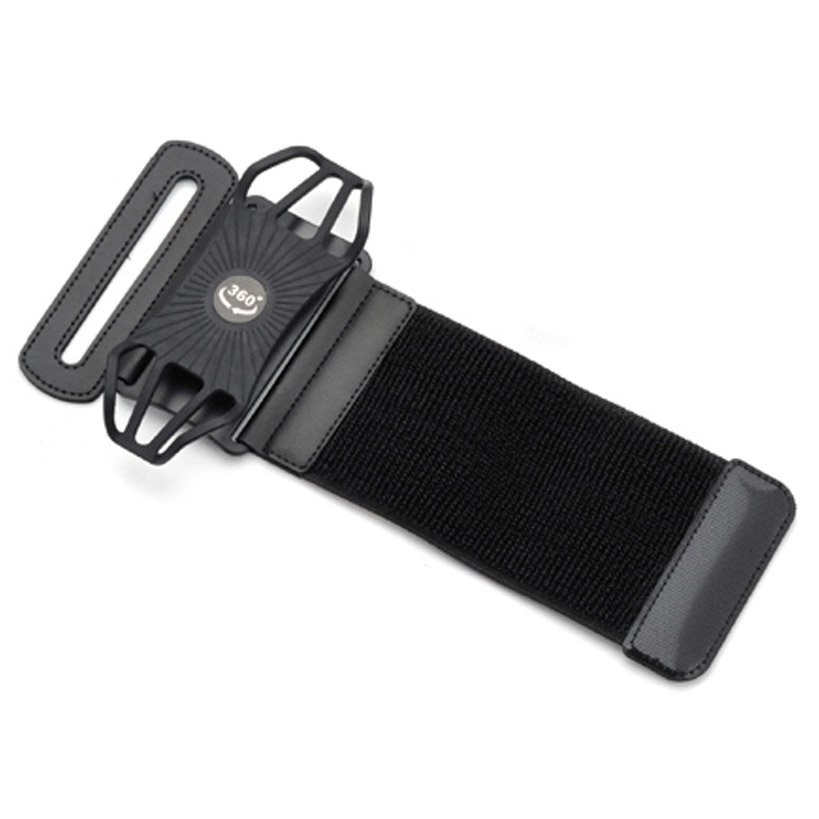 Universal Running Forearm Armband for 6" Smartphones blackeng