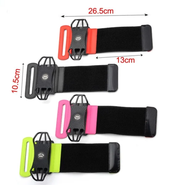 Universal Running Forearm Armband for 6" Smartphones blackeng