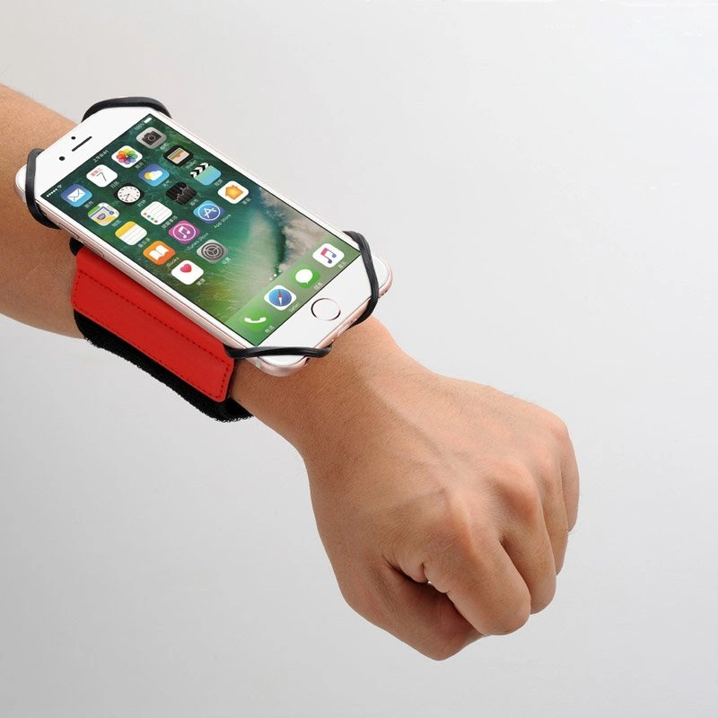 Universal Running Forearm Armband for 6" Smartphones blackeng