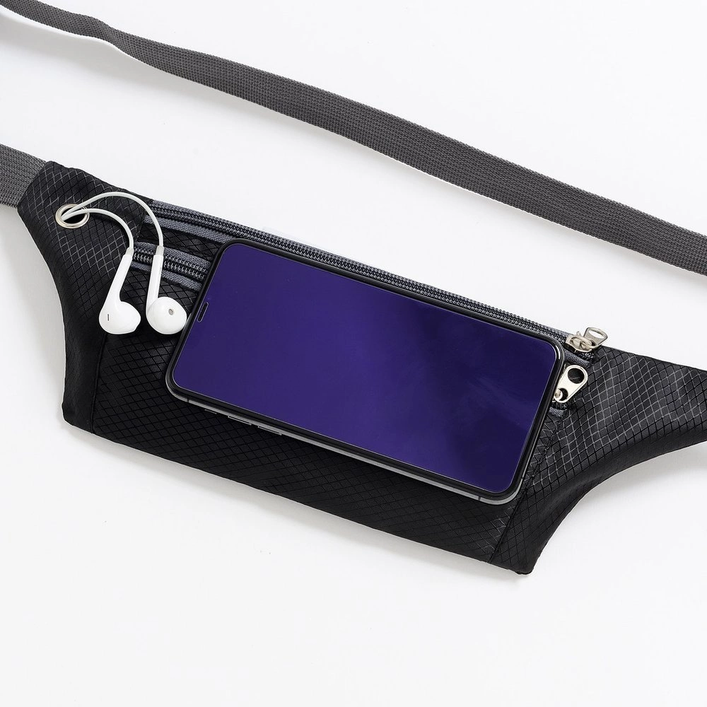 Ultimate Running Belt with headphone outlet  blackeng