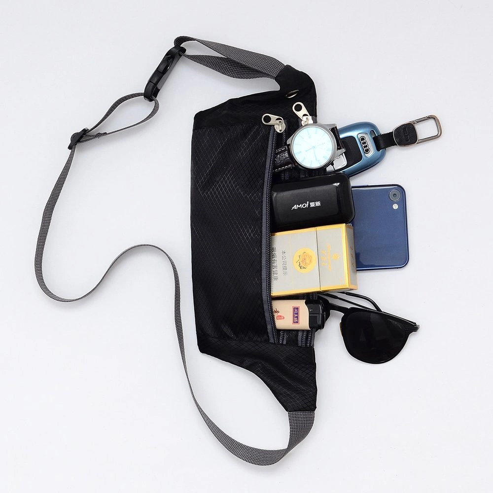 Ultimate Running Belt with headphone outlet  blackeng