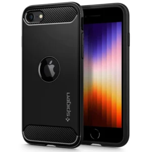 Spigen Rugged Armor Case for iPhone SE 2020 / 2022 - Blackeng