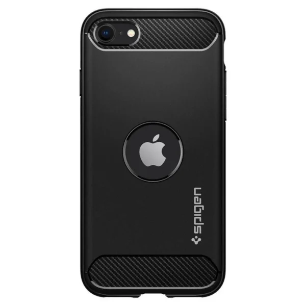 Spigen Rugged Armor Case for iPhone SE 2020 / 2022 - Blackeng