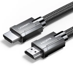 Ugreen cable HDMI 2.1 cable 8K 60 Hz / 4K 120 Hz 3D 48 Gbps HDR VRR QMS ALLM eARC QFT 2 m gray (HD135 70321)eng