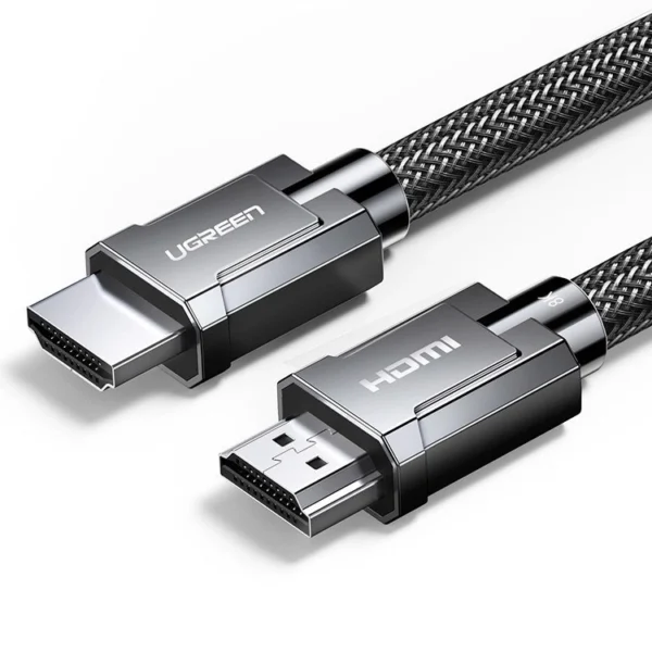 Ugreen cable HDMI 2.1 cable 8K 60 Hz / 4K 120 Hz 3D 48 Gbps HDR VRR QMS ALLM eARC QFT 2 m gray (HD135 70321)eng