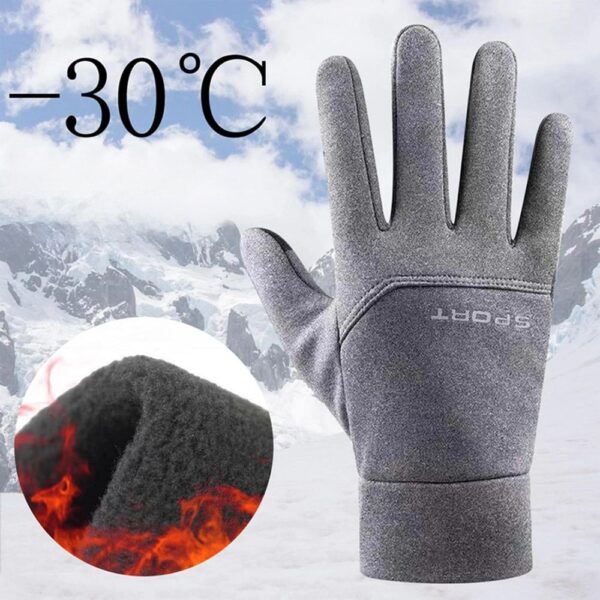 Winter gloves insulated with smartphone function size XL RC-K-1180 gray