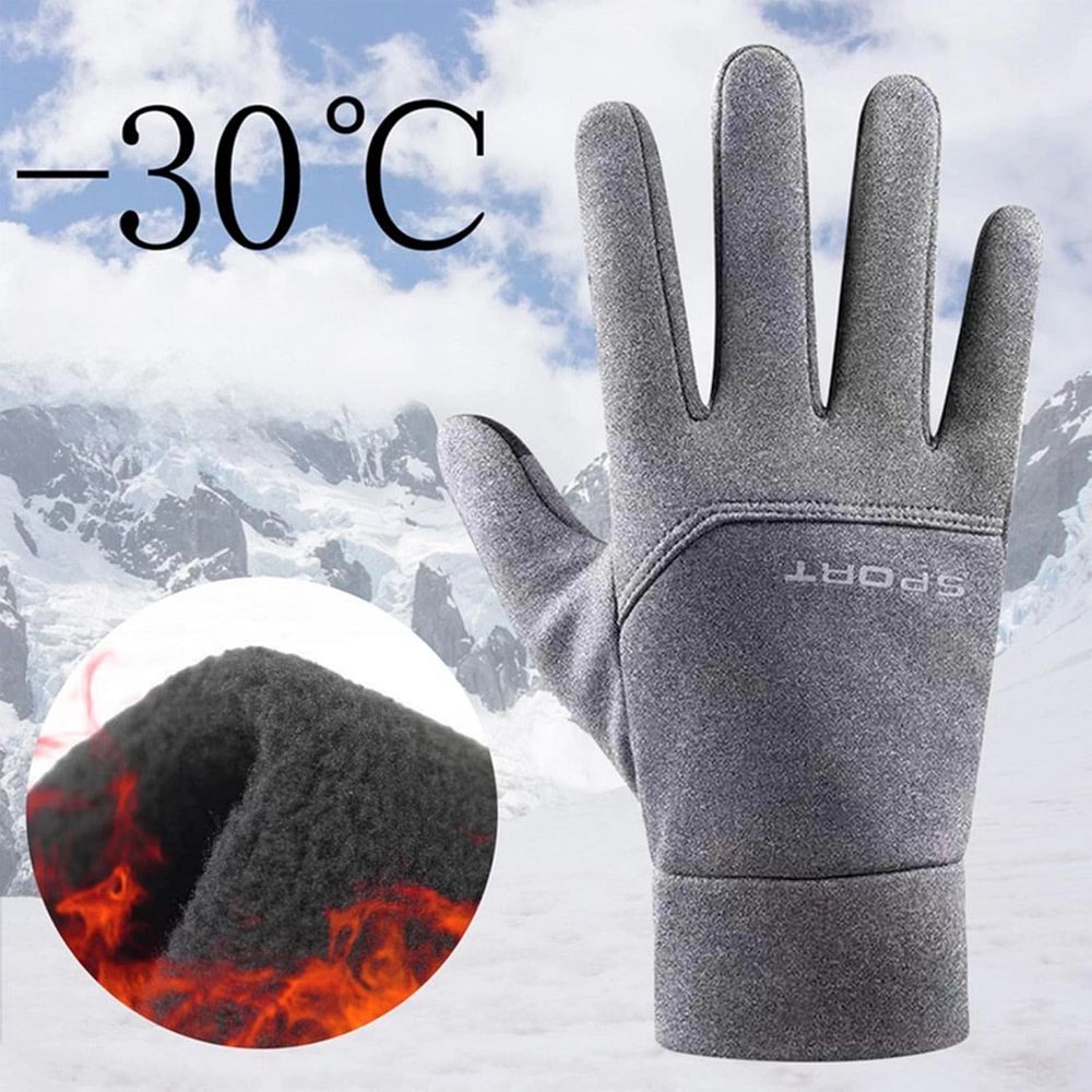 Winter gloves insulated with smartphone function size XL RC-K-1180 gray