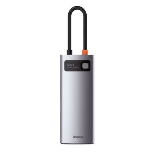BASEUS adapter HUB 5in1 Type C CAHUB-CX0G 0,15 m gray