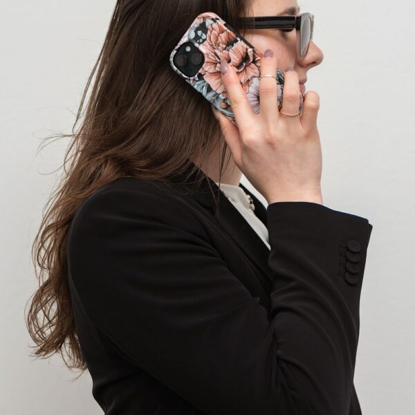 FORCELL F-PROTECT Mirage case compatible with MagSafe for IPHONE 14 bloom bush