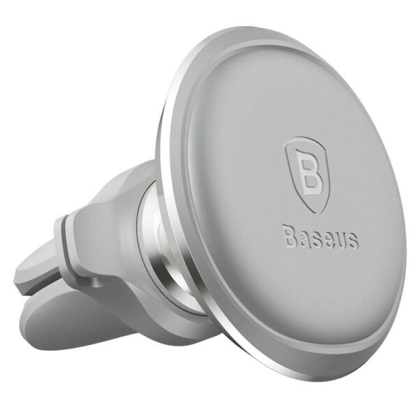 BASEUS magnetic car holder for air vent SUGX020012/SUGX-AOV silver