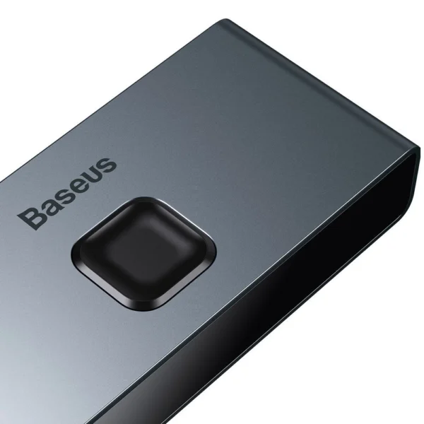 Baseus bidirectional switch splitter switcher HDMI - 2x HDMI 4K / 30 Hz gray (CAHUB-BC0G)eng