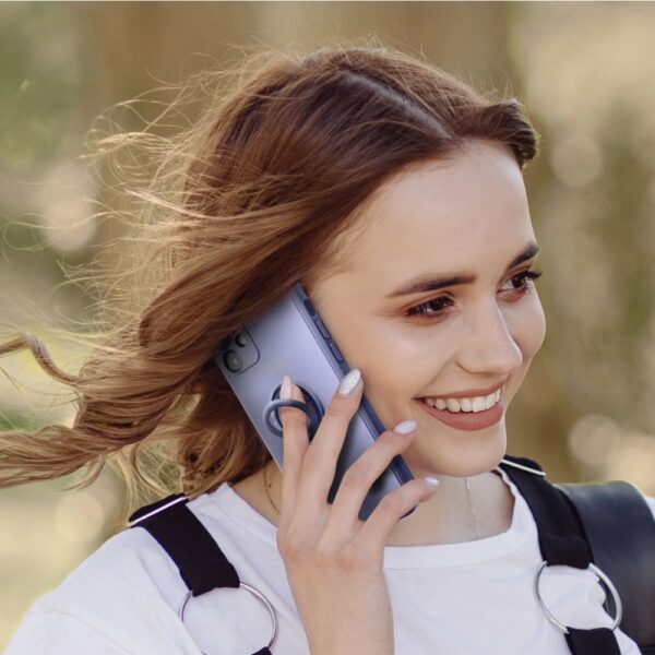 SILICONE RING case for IPHONE 17 Pro Max violet