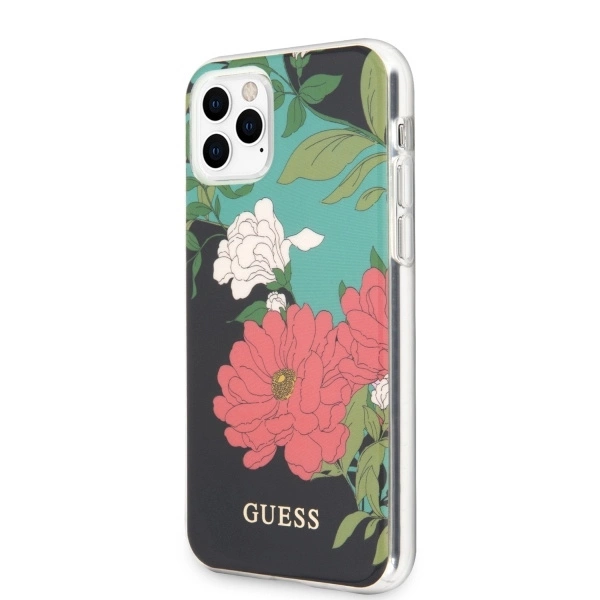 Guess GUHCN58IMLFL01 iPhone 11 Pro black/black N°1 Flower Collectioneng