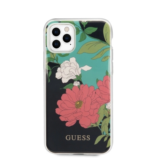 Guess GUHCN58IMLFL01 iPhone 11 Pro black/black N°1 Flower Collectioneng