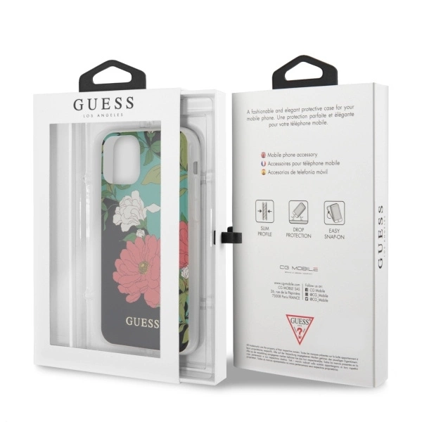 Guess GUHCN58IMLFL01 iPhone 11 Pro black/black N°1 Flower Collectioneng
