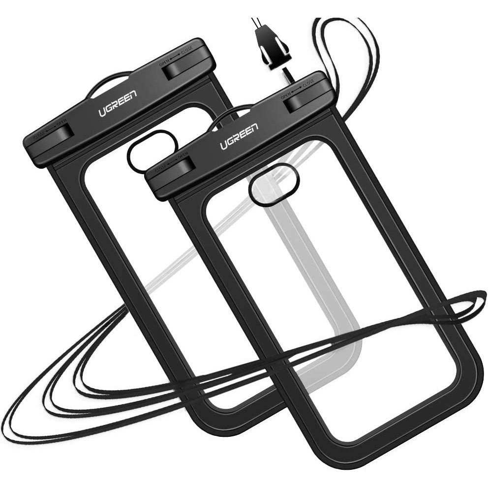 Ugreen LP186 50919 case waterproof IPX8 for 4-6.5" smartphone - blackeng